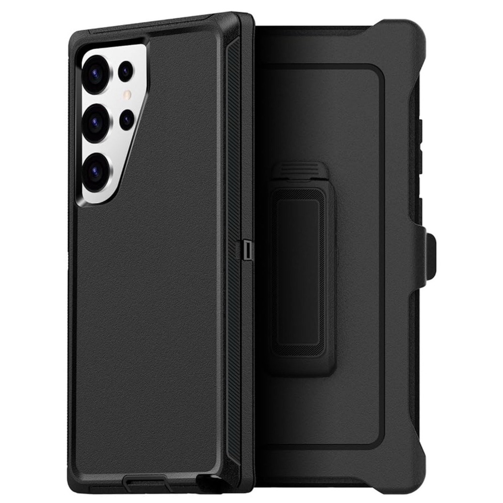 For Samsung Galaxy S25/S25+Ultra Shockproof Defender Case Cover with Belt Clip